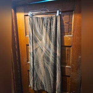 Vintage Forever 21 Multicolor Pleated Skirt